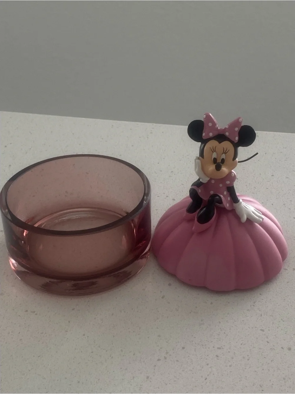 Disney wear Minnie Mouse Pink and Black Decorative Bath Jar